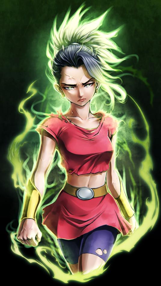 Kefla's Fierce Energy - Related Anime Wallpapers wallpaper