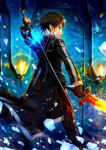 Kirito Dual Wielding Swords