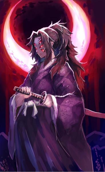 Kokushibo Crimson Moon - Related 4K Wallpapers wallpaper