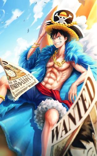 Luffy Wanted Poster Art - Related Anime Wallpapers wallpaper