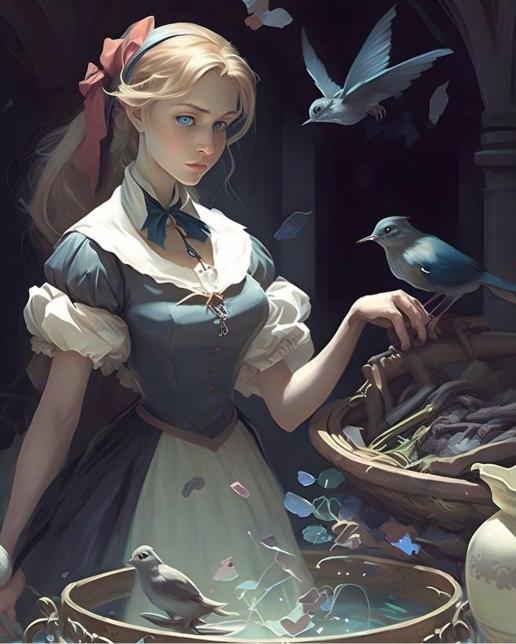 Maiden and Bluebirds - Related Anime Wallpapers wallpaper