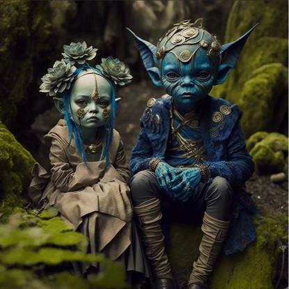 Mystical Elf Children - Related Anime Wallpapers wallpaper