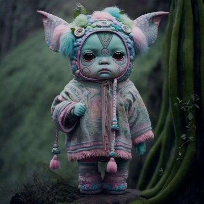 Mystical Forest Creature Child - Related Dark Wallpapers wallpaper