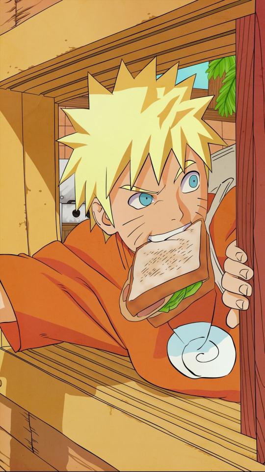 Naruto's Sandwich Break - Related Anime Wallpapers wallpaper