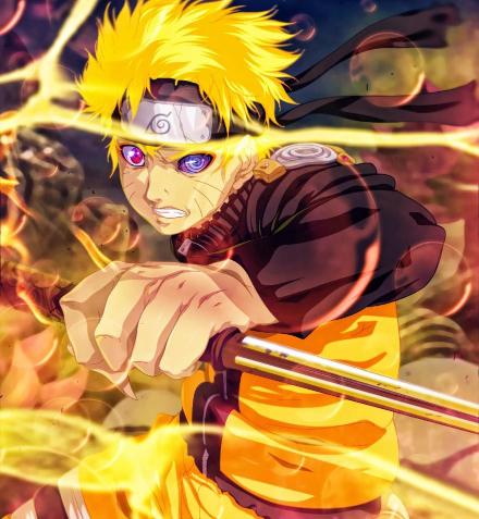 Naruto Uzumaki Rasengan Attack - Related Anime Wallpapers wallpaper