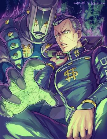 Okuyasu and The Hand - Related Ghetto Wallpapers wallpaper