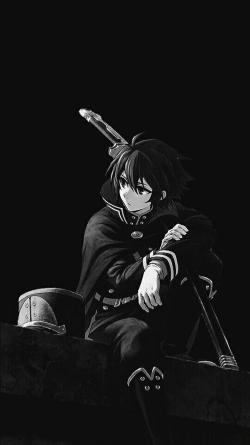 Pensive Anime Swordsman - Related Anime Wallpapers wallpaper