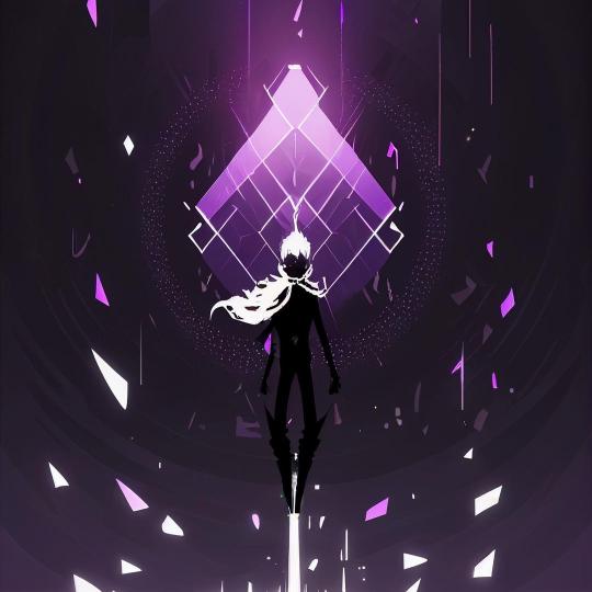 Purple Silhouette Ascendancy - Related Anime Wallpapers wallpaper