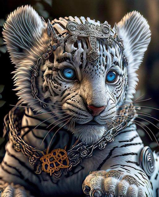 Regal White Tiger - Related Anime Wallpapers wallpaper