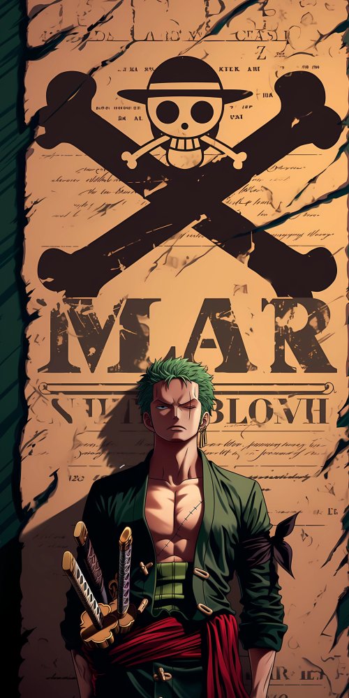 Roronoa_Zoro_Wanted_Poster - Related Ghetto Wallpapers wallpaper