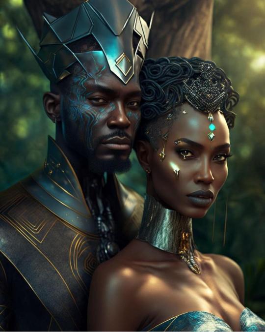 Royal African Couple - Related Anime Wallpapers wallpaper