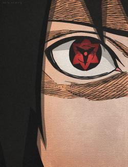 Sasuke's Sharingan Eye - Related Anime Wallpapers wallpaper