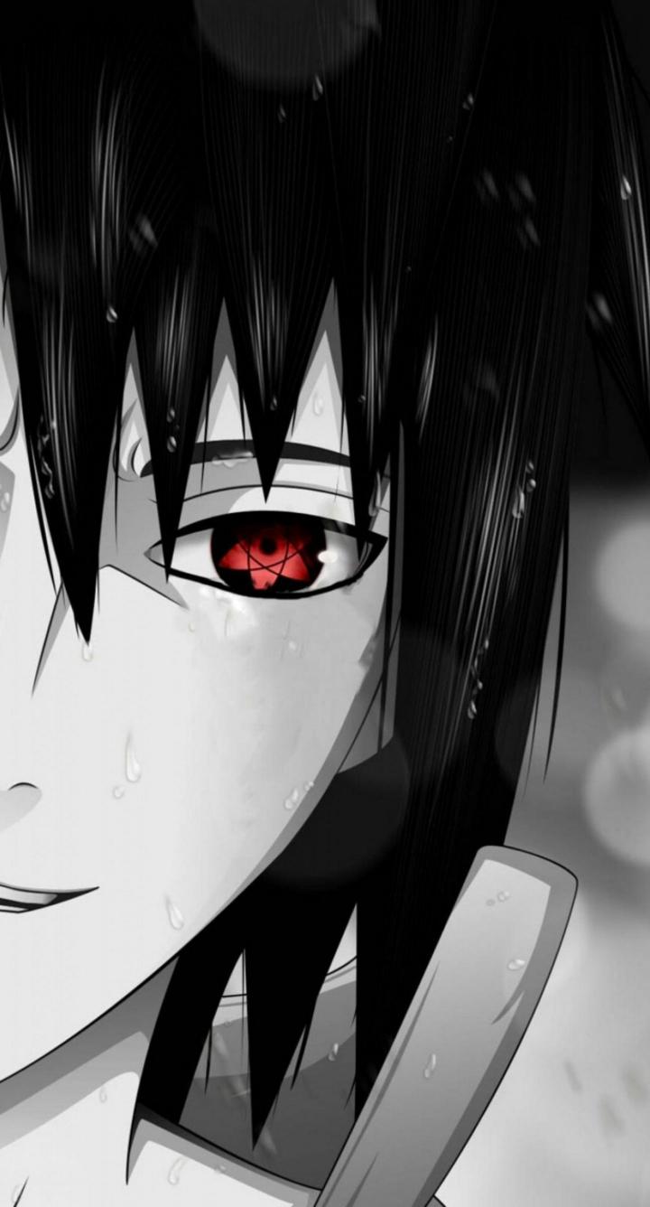 Sasuke's Sharingan Gaze - Related Anime Wallpapers wallpaper