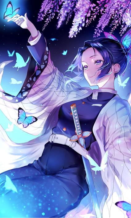 Shinobu Kocho Butterfly Dream - Related Anime Wallpapers wallpaper