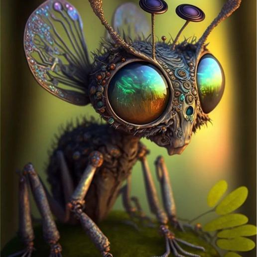 Steampunk Insect Portrait - Related Anime Wallpapers wallpaper