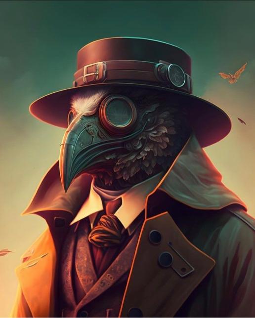 Steampunk Plague Doctor Portrait - Related Anime Wallpapers wallpaper