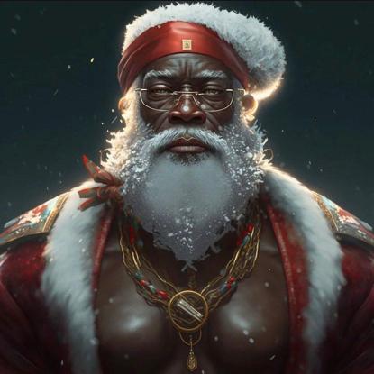 Stylish Black Santa Claus - Related Dark Wallpapers wallpaper