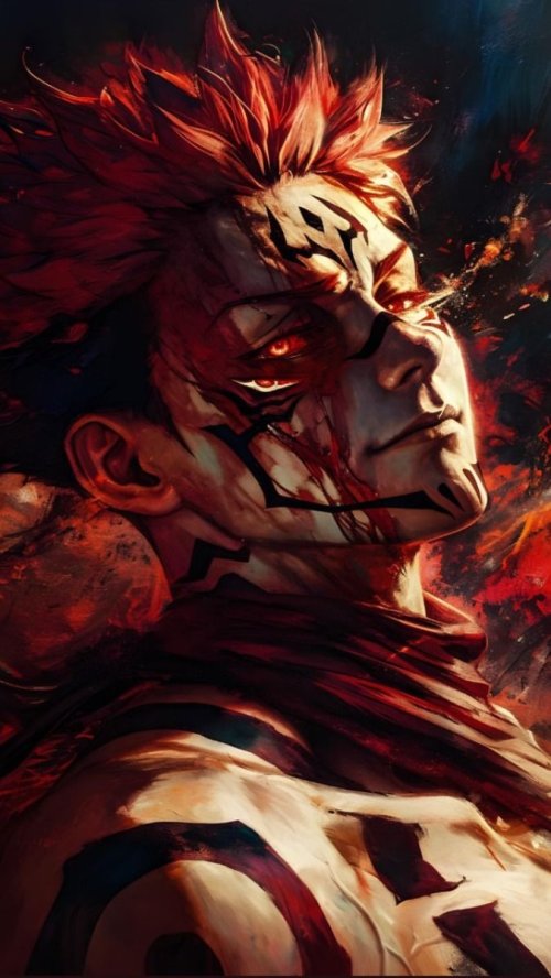 Sukuna Anime Character Portrait - Anime Wallpaper