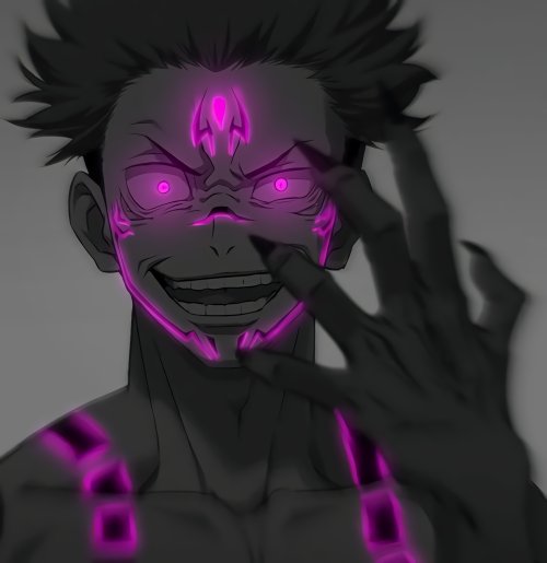 Sukuna's Cursed Energy Glow