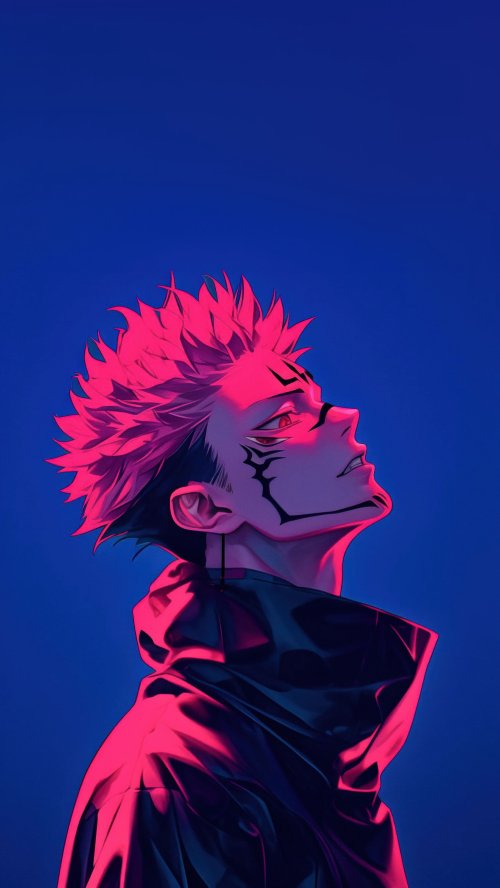Sukuna's Gaze - Related Anime Wallpapers wallpaper