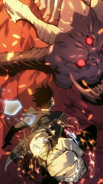 Sung Jinwoo vs Dragon - Related Anime Wallpapers wallpaper