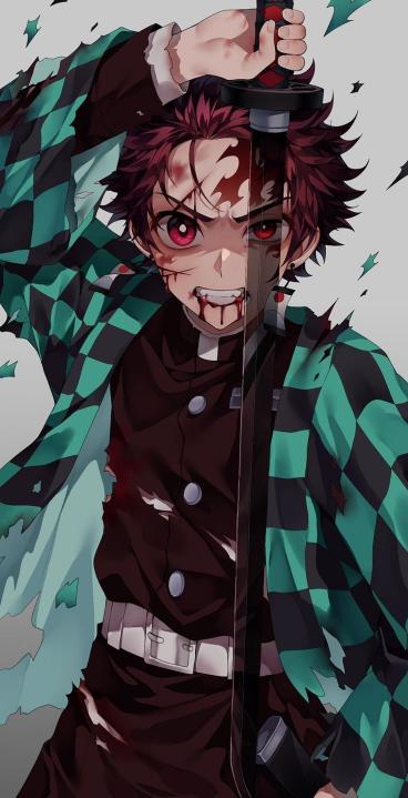 Tanjiro's Fierce Determination - Related Anime Wallpapers wallpaper