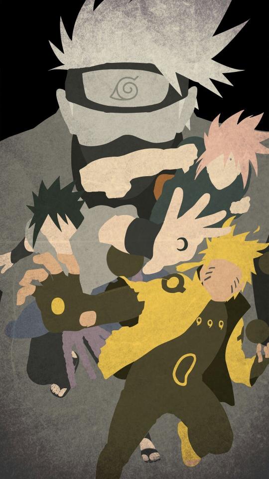 Team 7 Minimalist Art - Related Anime Wallpapers wallpaper