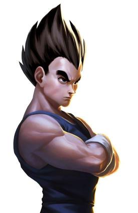 Vegeta Confident Stance