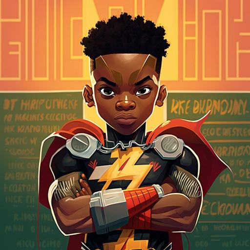 Young Superhero Portrait - Related Anime Wallpapers wallpaper
