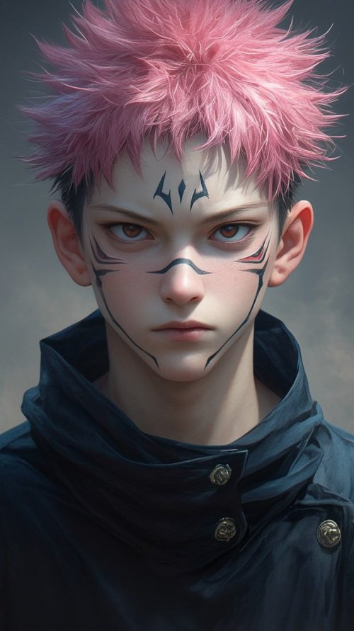 Yuji_Itadori_Intense_Gaze