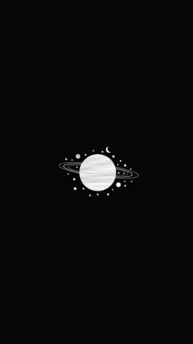 Monochrome Planet Wallpaper - Related Dark Wallpapers wallpaper