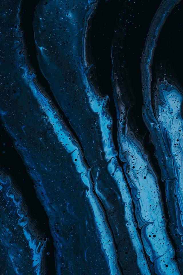 Abstract Blue Fluid Art - Related Anime Wallpapers wallpaper