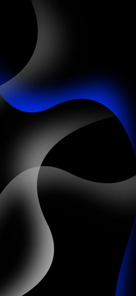 Abstract Blue Wave - Related Dark Wallpapers wallpaper