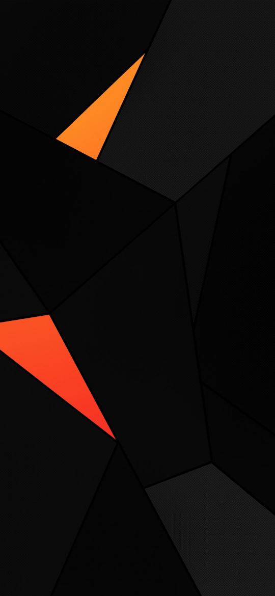 Abstract Orange Geometry - Related Anime Wallpapers wallpaper