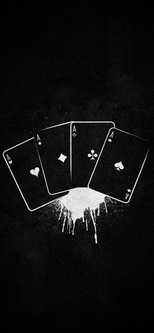 Aces Black and White