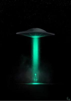 Alien Encounter at Night