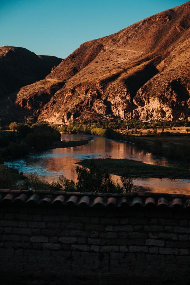 Andean River Landscape
