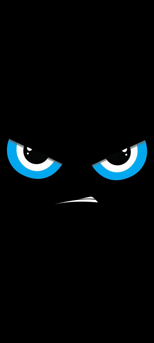Angry Eyes Minimalist Wallpaper - Related Dark Wallpapers wallpaper