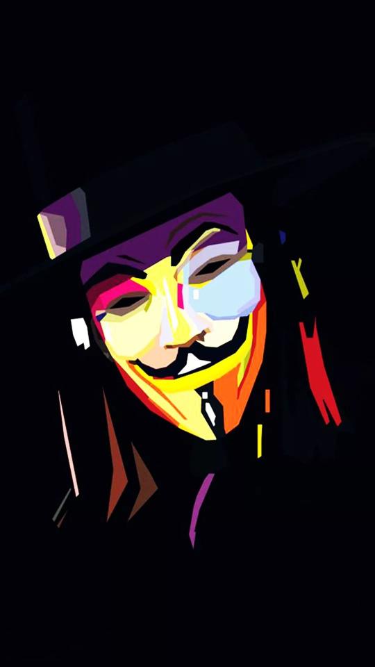 Anonymous Mask Pop Art - Related Dark Wallpapers wallpaper