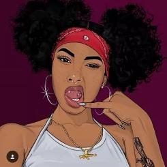 Bandana Girl Cartoon