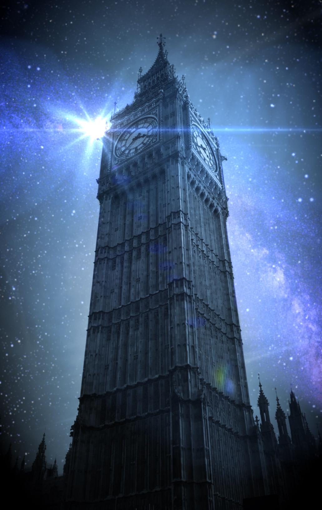 Big Ben Starry Night - Related Dark Wallpapers wallpaper