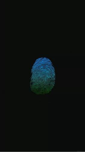 Biometric Fingerprint Glow - Related Dark Wallpapers wallpaper