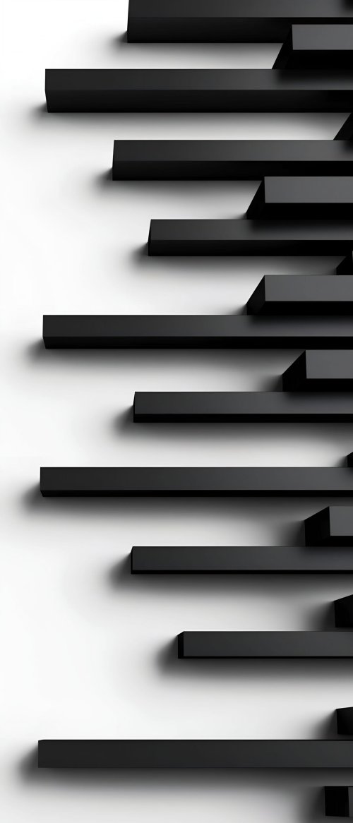 Black Bar Abstract