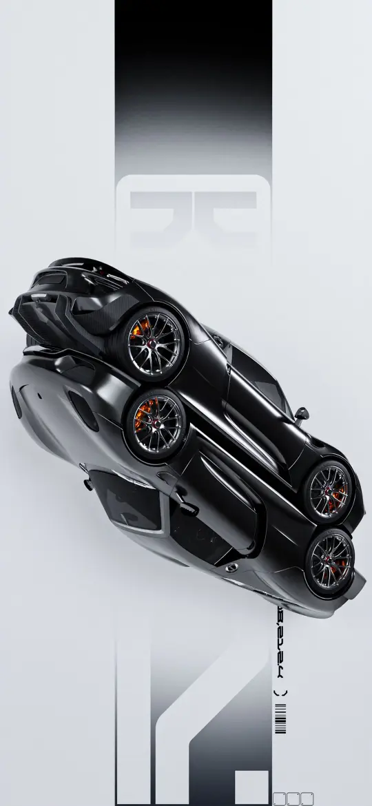 Black Car Reflection Art - Related 4K Wallpapers wallpaper