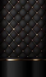 Black Gold Diamond Pattern