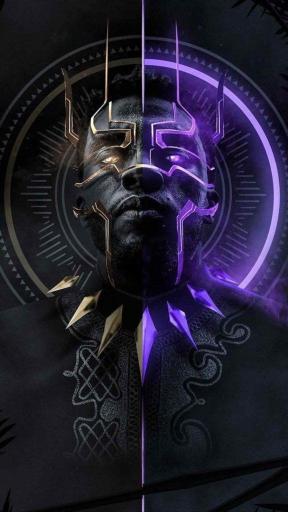 Black Panther Duality Portrait