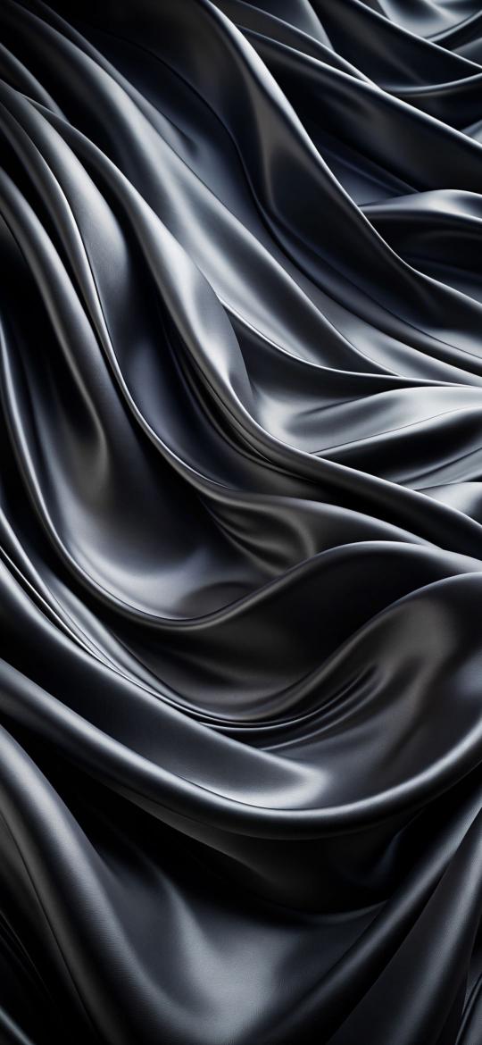 Black Satin Waves - Related Dark Wallpapers wallpaper
