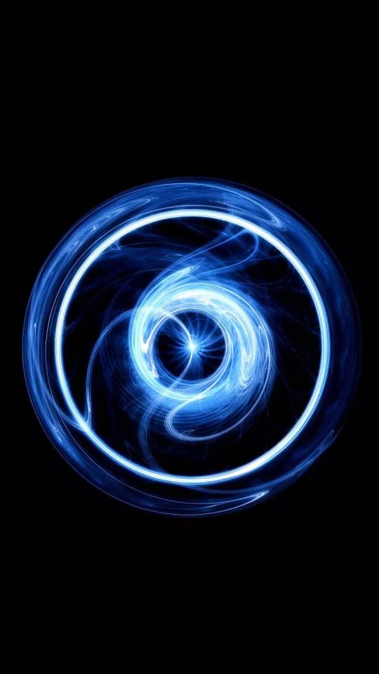 Blue Energy Swirl - Related Dark Wallpapers wallpaper