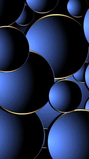 Blue Metallic Sphere Pattern - Related Anime Wallpapers wallpaper