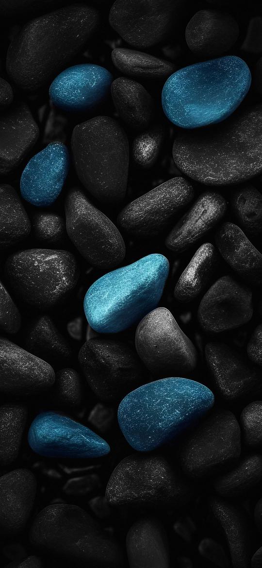 Blue Stone Contrast - Related Dark Wallpapers wallpaper